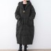 Limited Stock-Gray Warm Down Coat Plus Size Parka thick Hooded Maxi Cardigan