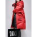 Boho Red Loose fashion Pockets Winter Duck Down Coat